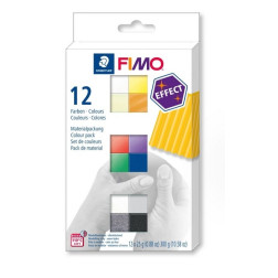Komplet polimerne mase Fimo Effect 12x25g