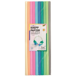 Set krep papirjev TREND v pastelnih odtenkih 10 rol