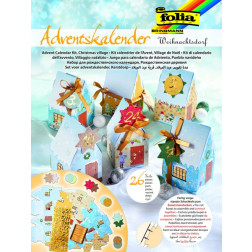 Adventni koledar Božična vas set 26 delov