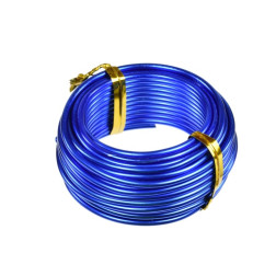 Aluminijasta žica modre barve 2mmx5m