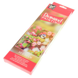 Slikanje s kristalčki Pomladni motiv 30x30cm 