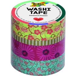 Set washi lepilnih trakov Flower dance 4x10m