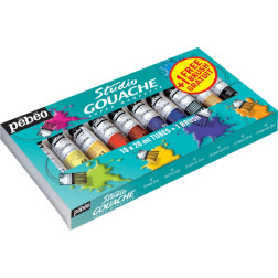 Set Studio Gouache barv 10x20ml