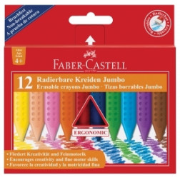 Voščenke Jumbo Grip trikotne Faber-Castell 12 kosov