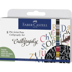 Kaligrafski komplet 8/1 Pitt Artist Pen Faber-Castell
