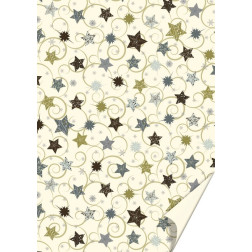 Karton z motivi Zvezdice 50x70cm 200g/m2 1 kos