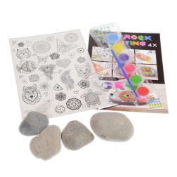 Komplet za poslikavo kamenčkov Rock Painting