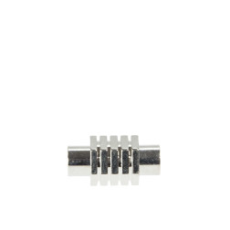 Magnetni zaključek 12 x 10 mm, platinast, 1 kos