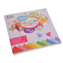 Origami papir 15x15cm 120 listov 70g/m2 