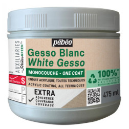 ORIGIN Gesso bela visoko prekrivna univerzalna akrilna podlaga 475 ml