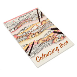 Pobarvanka Colouring book 20 motivov 250g/m2 Abstraktni motivi