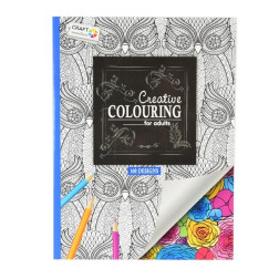 Pobarvanka Creative Colouring modra160 motivov