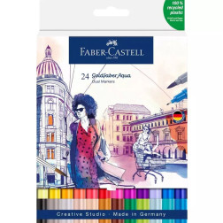 Akvarelni flomastri z dvojno konico Goldfaber Aqua 24 kosov Faber-Castell