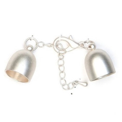 Zaključek tulipan srebrne mat barve 14mm 1 kos