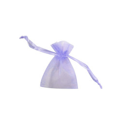 Organza vrečke 5,5x7,5cm 12 kos Sivka