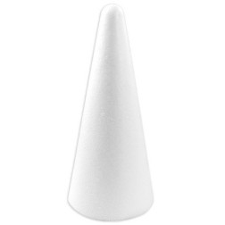 Stožec iz stiroporja 26 cm 1 kos