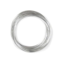 Aluminijasta žica platinaste barve 1mmx5m