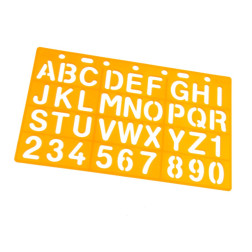 Šablona velike črke 20mm 1 kos