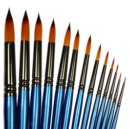 Okrogli slikarski čopiči Galaxy