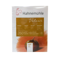 Velour papir za oljne pastele 260g, 24x32cm, v bloku 10/1