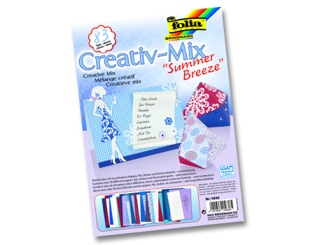 Papirni kreativni miks Summer Breeze 17,5x25cm 83-delni