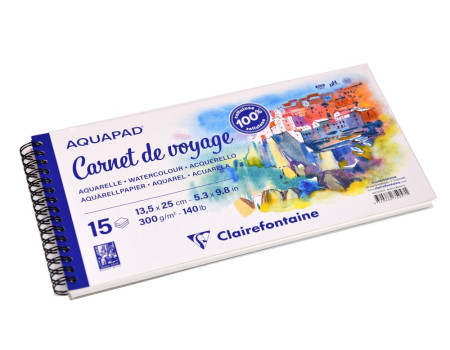 Akvarelni blok Aquapad Voyage 13,5x25cm 15/1 300g/m2