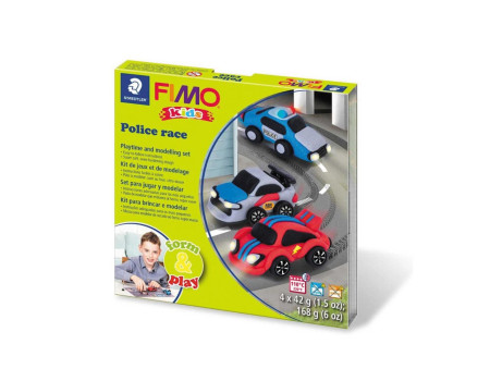 Set polimerne mase Fimo Police race