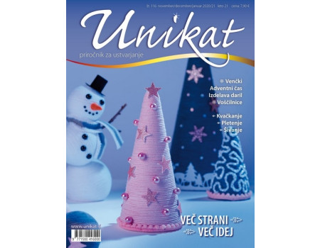 Revija Unikat november/december/januar 2020/21 1 kos